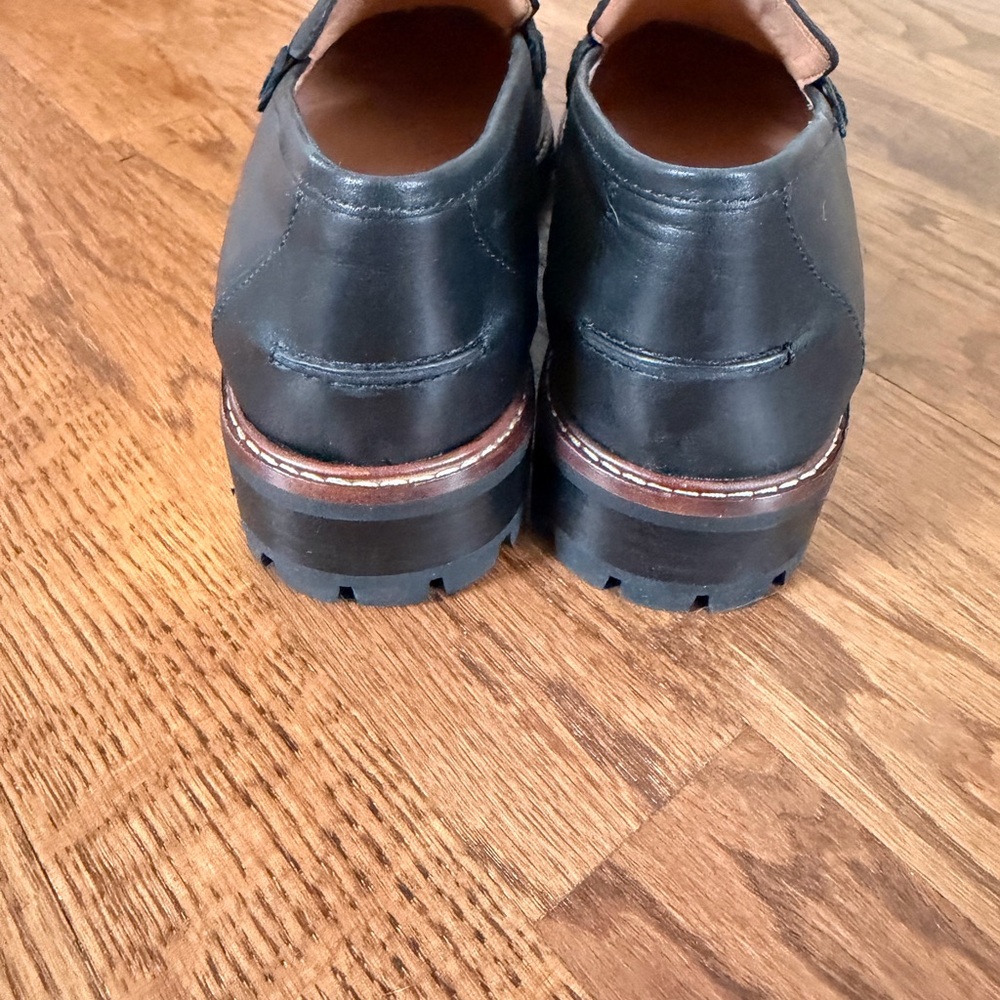Madewell - The Corinne Lugsole Loafers - Black - size 9 - Picture 5 of 6